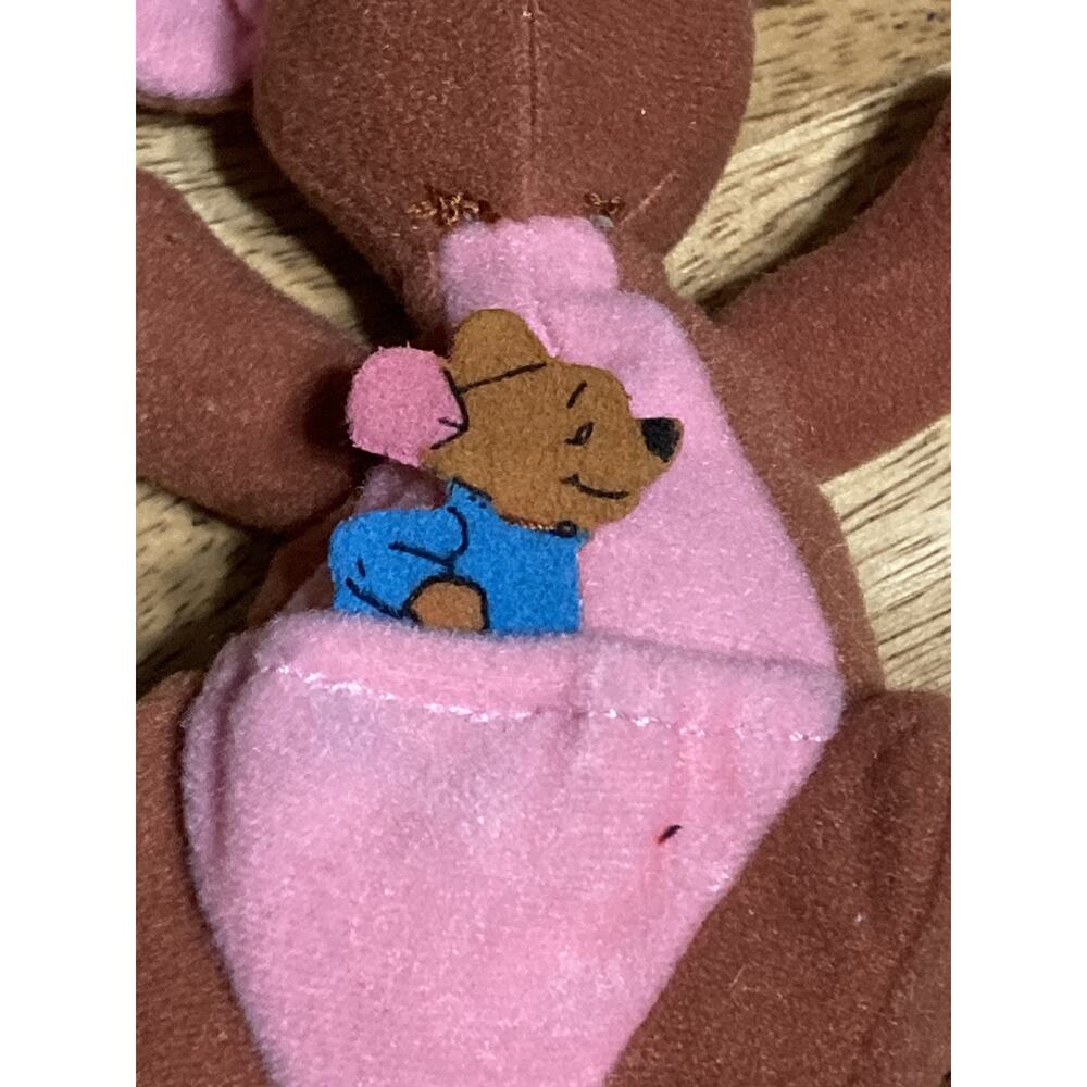 Mattel Winnie the Pooh Plush Lot Kanga and Roo (Vintage 1997), Eeyore, Piglet - Picture 3 of 11